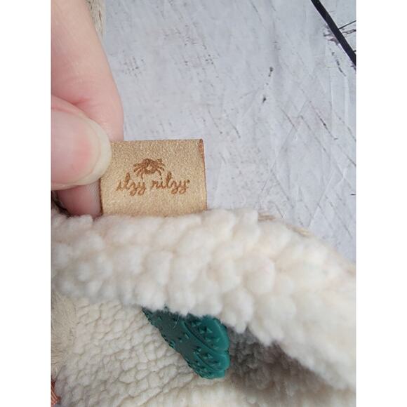 Itzy Ritzy Sloth Lovey Plush and Teether Toy w/ Ribbons And Crinkle - Picture 5 of 8